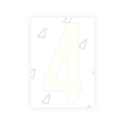 Alite Nanofilm for AUS (New South Wales) license plates - Symbol "4" - Alite