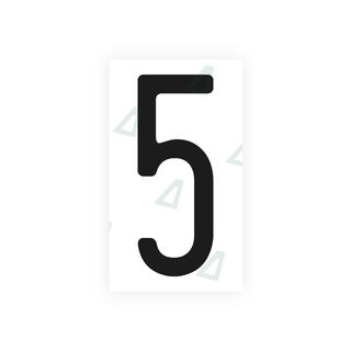 Alite Nanofilm for US (Washington State) license plates - Symbol "5" - Alite