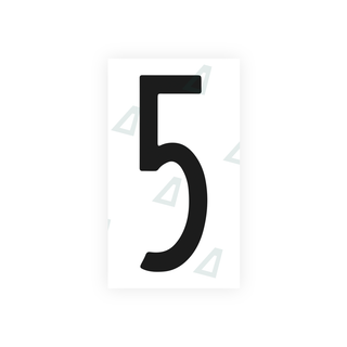 Alite Nanofilm for US (New York 1986) license plates - Symbol "5" - Alite