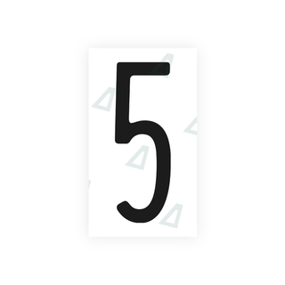 Alite Nanofilm for US (Pennsylvania) license plates - Symbol "5" - Alite