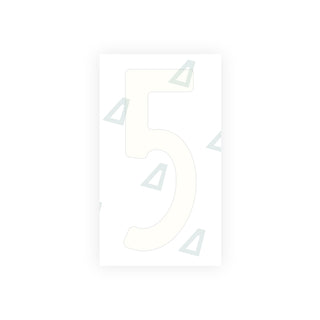 Alite Nanofilm for AUS (Victoria) license plates - Symbol "5" - Alite
