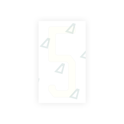 Alite Nanofilm for US (Michigan) license plates - Symbol "5" - Alite