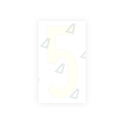 Alite Nanofilm for US (Oklahoma) Moto license plates - Symbol "5" - Alite