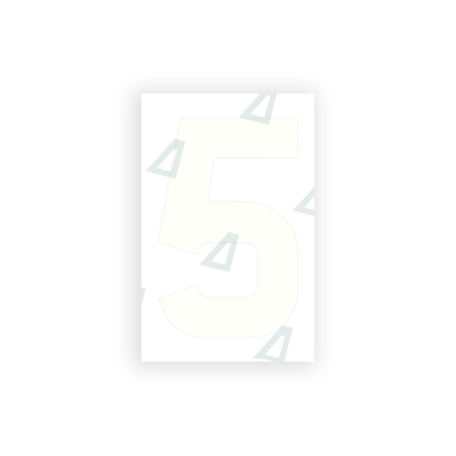Alite Nanofilm for United Kingdom license plates - Symbol "5" - Alite