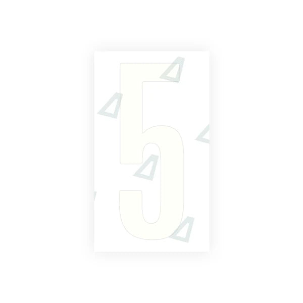 Alite Nanofilm for US (Nevada) Moto license plates - Symbol "5" - Alite