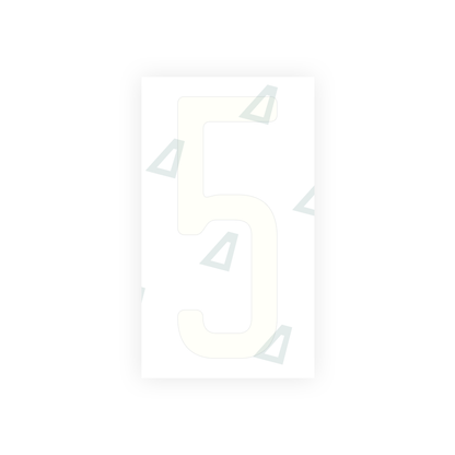 Alite Nanofilm for US (Illinois 2006 - Square) license plates - Symbol "5" - Alite