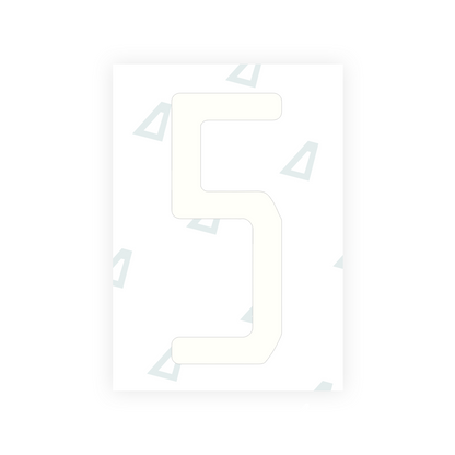 Alite Nanofilm for US (Florida 2019) license plates - Symbol "5" - Alite