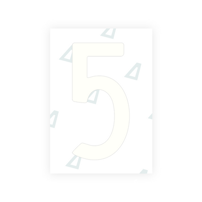 Alite Nanofilm for US (Arkansas) license plates - Symbol "5" - Alite