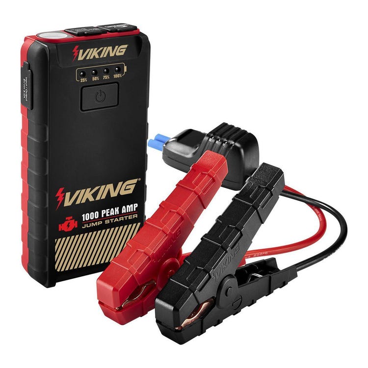 Viking 1000 Peak Amp Lithium-Ion Jump Starter and Power Bank