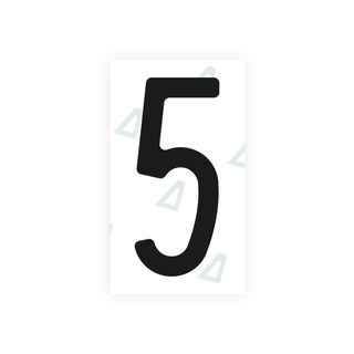 Alite Nanofilm for Mexico license plates - Symbol "5" - Alite