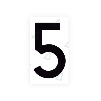 Alite Nanofilm for Spain Flat license plates - Symbol "5" - Alite