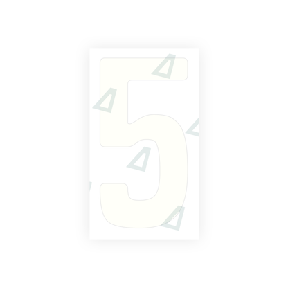 Alite Nanofilm for Armenia number plates - Symbol "5" - Alite