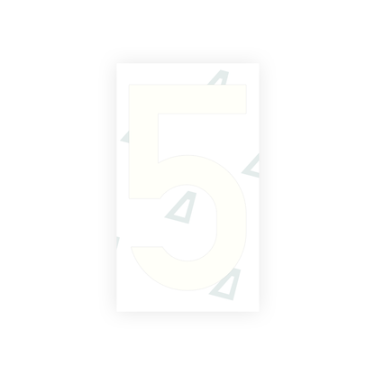 Alite Nanofilm for Greece license plates - Symbol "5" - Alite