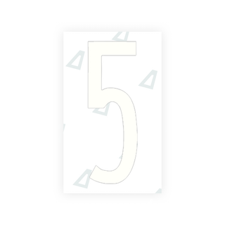Alite Nanofilm for US (New York 2020 - Flat) license plates - Symbol "5" - Alite