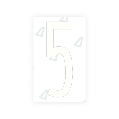 Alite Nanofilm for US (New York 2020 - Flat) license plates - Symbol "5" - Alite