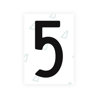 Alite Nanofilm for US (Arkansas) license plates - Symbol "5" - Alite
