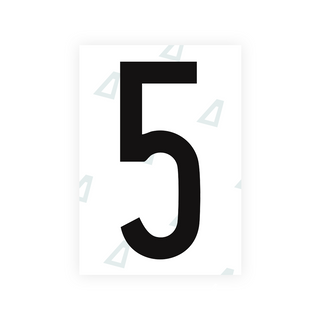 Alite Nanofilm for US (Arizona 2008) license plates - Symbol "5" - Alite