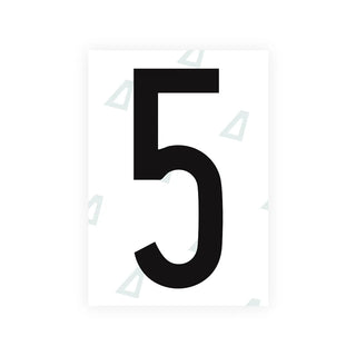Alite Nanofilm for US (Montana) license plates - Symbol "5"
