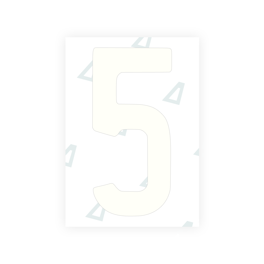 Alite Nanofilm for AUS (New South Wales) license plates - Symbol "5" - Alite