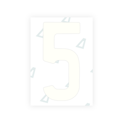 Alite Nanofilm for AUS (New South Wales) license plates - Symbol "5" - Alite