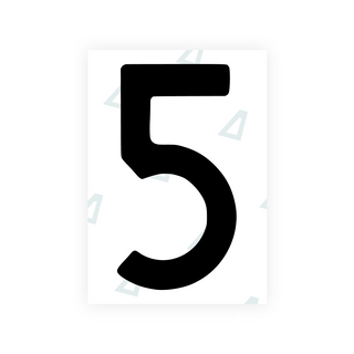 Alite Nanofilm for Poland license plates - Symbol "5" - Alite