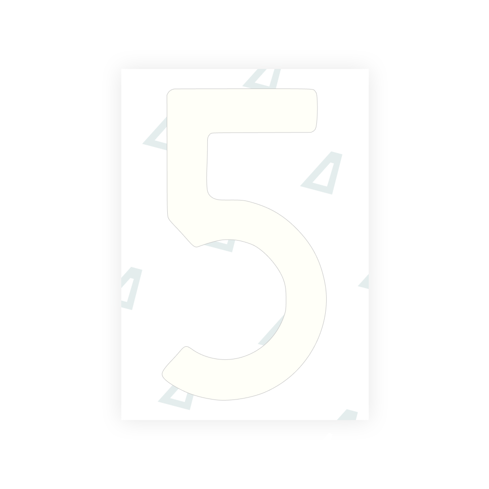 Alite Nanofilm for Poland license plates - Symbol "5" - Alite