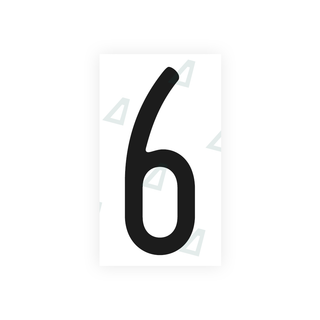 Alite Nanofilm for US (Maryland) license plates - Symbol "6" - Alite