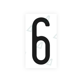 Alite Nanofilm for US (Washington State) license plates - Symbol "6" - Alite
