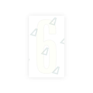 Alite Nanofilm for US (Nevada) Moto license plates - Symbol "6" - Alite