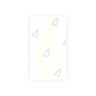 Alite Nanofilm for US (Oklahoma) Moto license plates - Symbol "6" - Alite