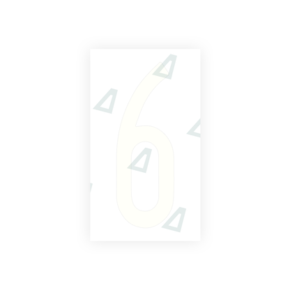 Alite Nanofilm for US (New York 1986) license plates - Symbol "6" - Alite