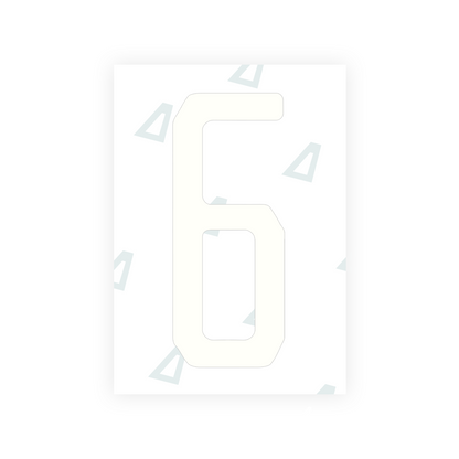 Alite Nanofilm for US (Florida 2019) license plates - Symbol "6" - Alite