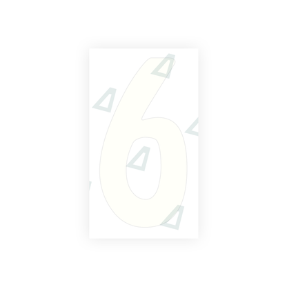 Alite Nanofilm for Armenia number plates - Symbol "6" - Alite