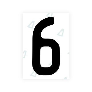 Alite Nanofilm for AUS (New South Wales) license plates - Symbol "6" - Alite
