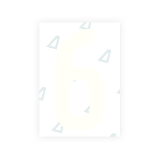 Alite Nanofilm for AUS (New South Wales) license plates - Symbol "6" - Alite