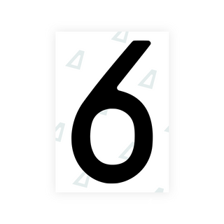 Alite Nanofilm for Poland license plates - Symbol "6" - Alite