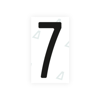 Alite Nanofilm for Mexico license plates - Symbol "7" - Alite