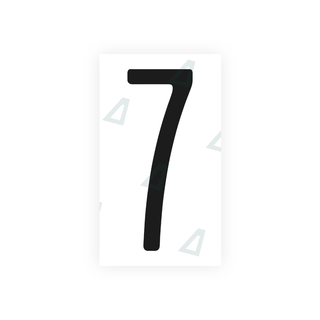 Alite Nanofilm for US (Pennsylvania) license plates - Symbol "7" - Alite