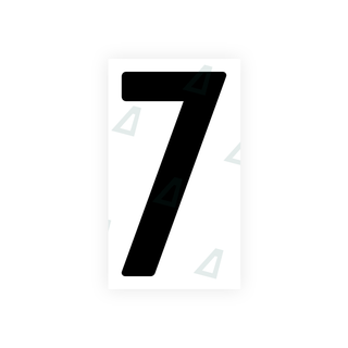Alite Nanofilm for India license plates Symbol "7" - Alite