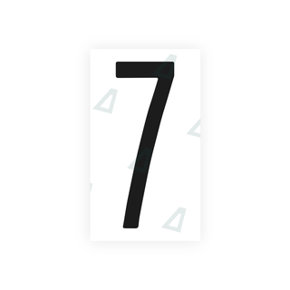 Alite Nanofilm for US (New York 1986) license plates - Symbol "7" - Alite