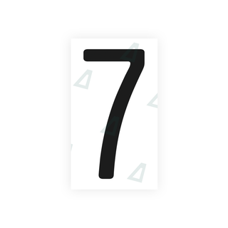 Alite Nanofilm for US (California) license plates - Symbol "7" - Alite