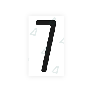 Alite Nanofilm for US (Florida 2003) license plates - Symbol "7" - Alite