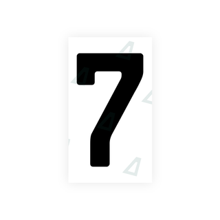 Alite Nanofilm for Uzbekistan number plates - Symbol "7" - Alite