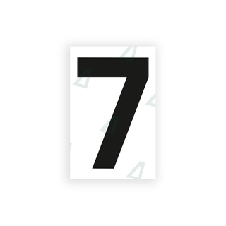 Alite Nanofilm for United Kingdom license plates - Symbol "7" - Alite