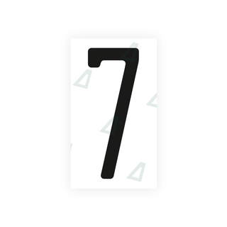 Alite Nanofilm for US (Ohio 2013) license plates - Symbol "7" - Alite