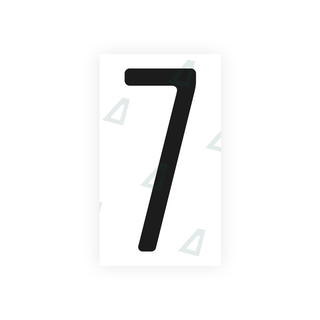 Alite Nanofilm for US (Michigan) license plates - Symbol "7" - Alite