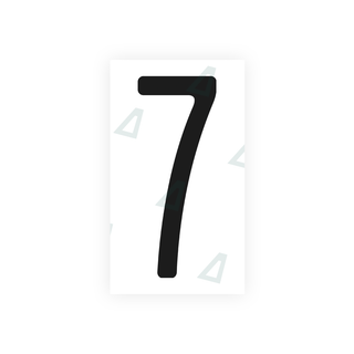 Alite Nanofilm for US (Washington State) license plates - Symbol "7" - Alite