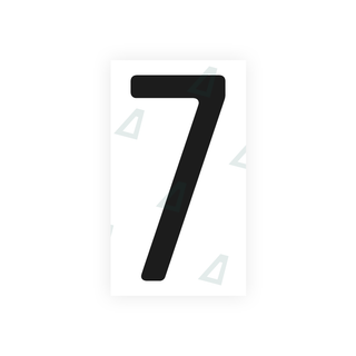 Alite Nanofilm for US (Quebec) license plates - Symbol "7" - Alite