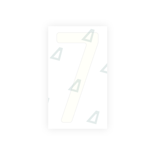 Alite Nanofilm for US (Quebec) license plates - Symbol "7" - Alite