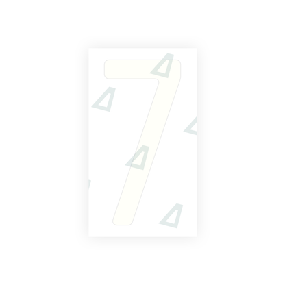 Alite Nanofilm for US (Quebec) license plates - Symbol "7" - Alite